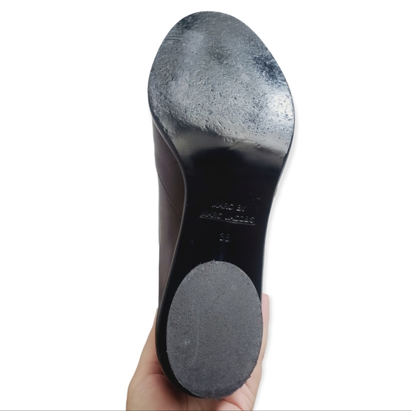 Marc by Marc Jacobs Brown Leather Knee Boots Round Block Heel 8 US / 38 EU - Picture 4 of 13